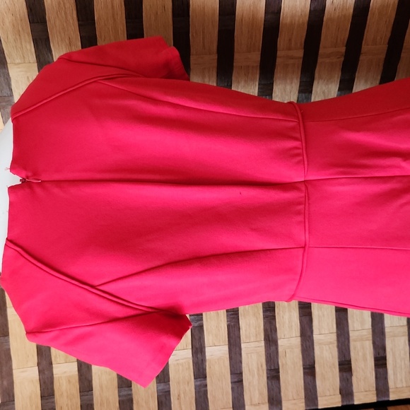 J. Crew red stretch dress - Picture 3 of 7